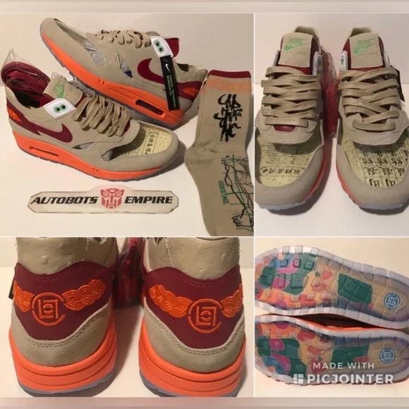Nike | Shoes | New 22 Nike Air Max 1 One Clot Kiss Of Death  display picture 3